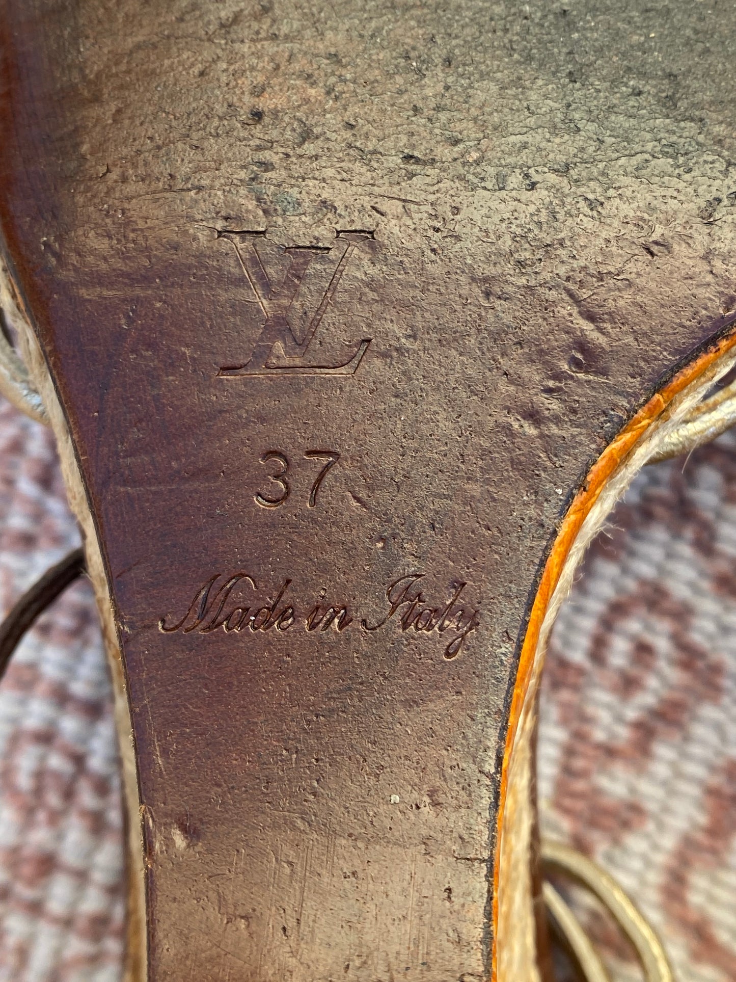 Louis Vuitton Stappy Sandals EU 37 US 7