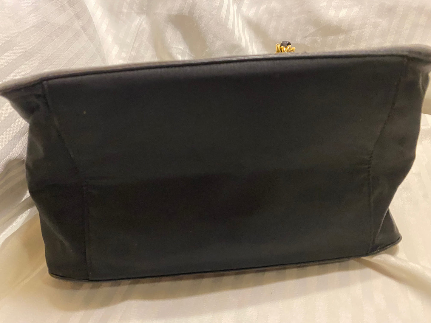 Black Prada Hand Bag Top Handle Purse