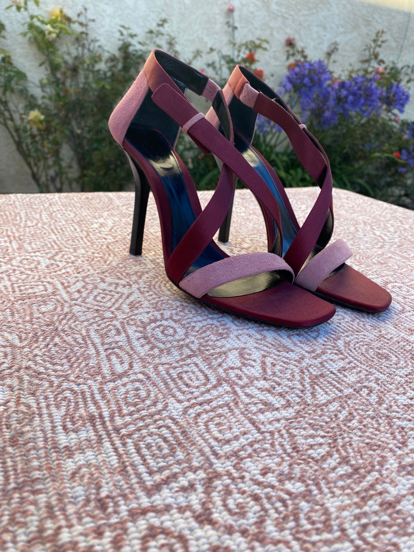 Gucci Stiletto Pink and Red Sandals 7.5 US